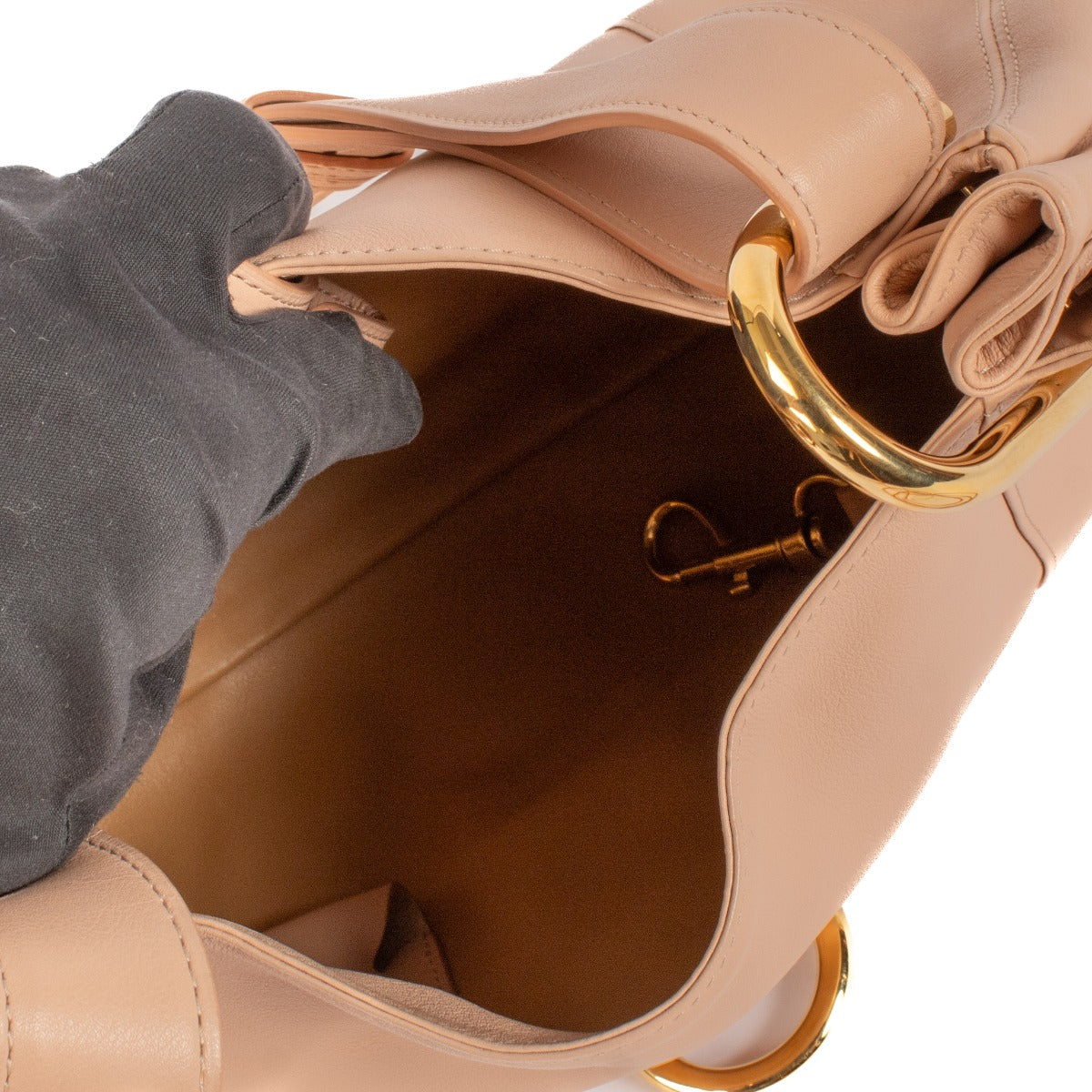 Sac à bandoulière Delvaux Nude Polo Chablis PM