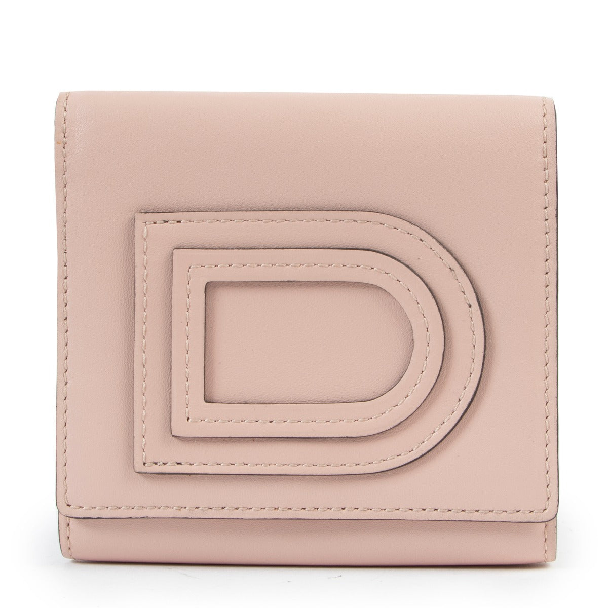 Portefeuille Delvaux Rose Poudré