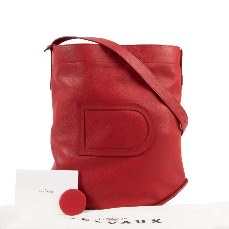 Delvaux Rode Le Pin Schoudertas