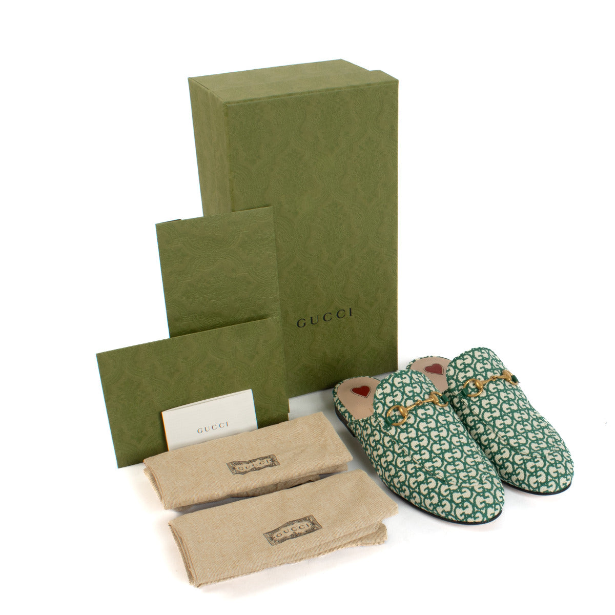 Gucci GG Canvas Jacquard Princetown Loafers - size 37.5 aan de beste prijs bij Labellov tweedehands