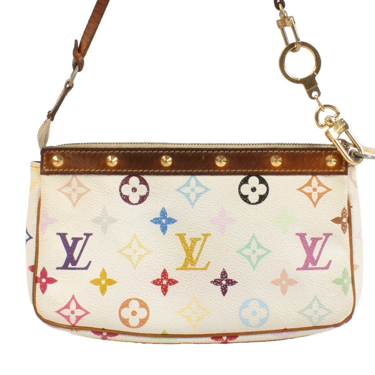 Pochette Accessoires Monogram Multicolore Blanche Louis Vuitton