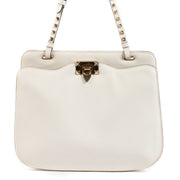 Valentino Garavani SS 2011 White Leather Rockstud Bag