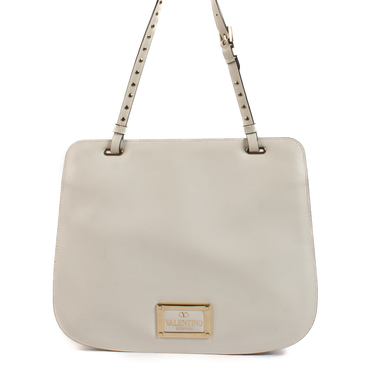 Valentino Garavani SS 2011 White Leather Rockstud Bag