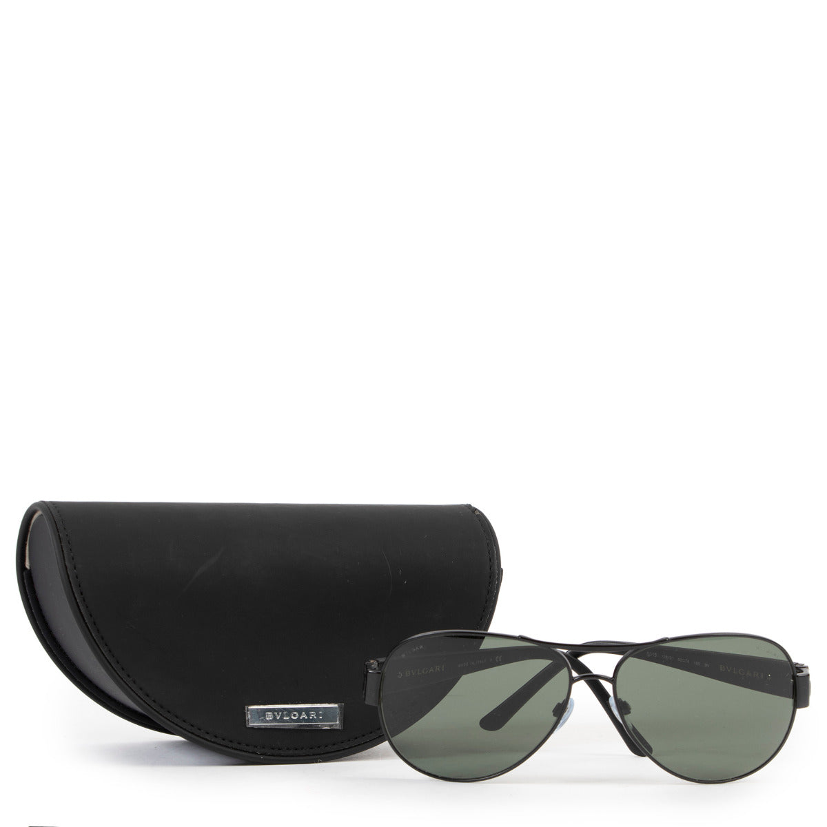 Buy and sell your designer Bulgari Black Aviator Sunglasses
