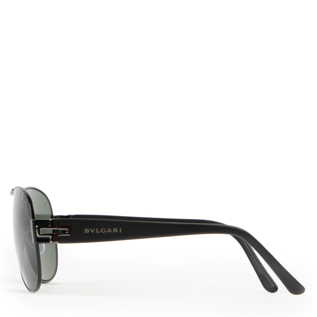 Bulgari Black Aviator Sunglasses
