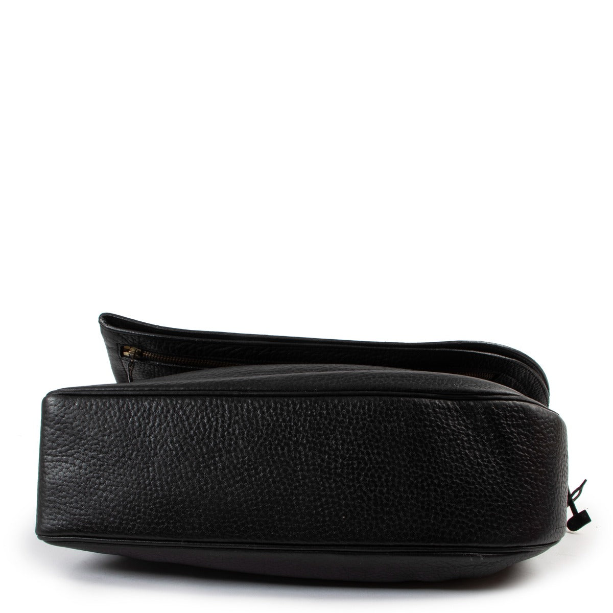 Buy luxury second hand high end designer vintage Delvaux D Black Leather Messenger Bag at Labellov.