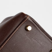 Buy an authentic second hand Hermès Kelly 35 Gulliver Leather Havane GHW at Labellov