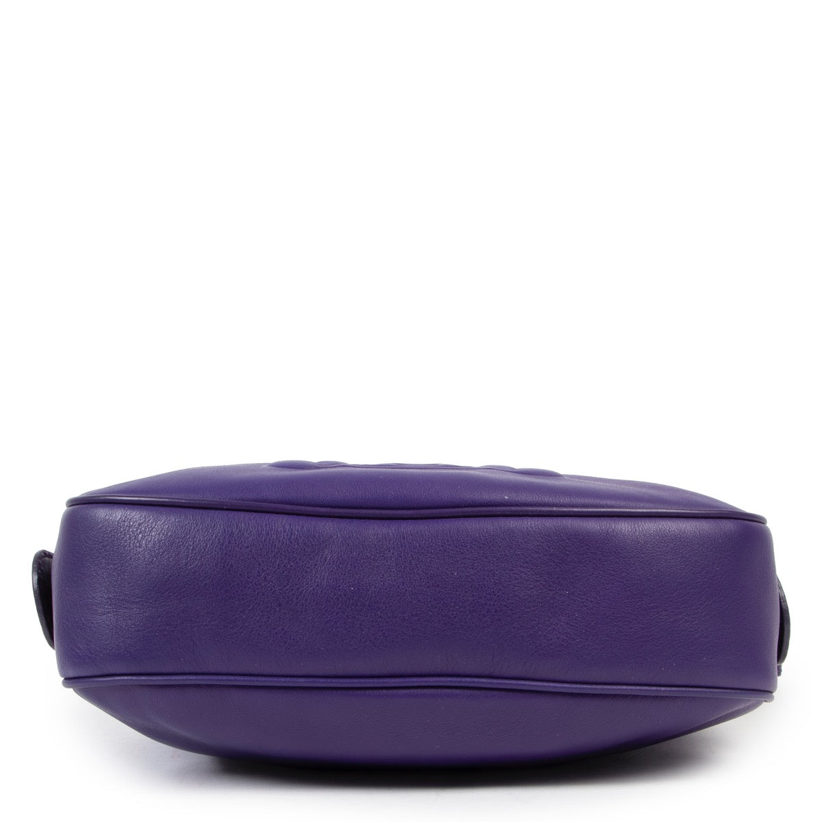 Shop safe online at Labellov in Antwerp this 100% authentic second hand Celine Dark Purple Leather Shoulder Bag