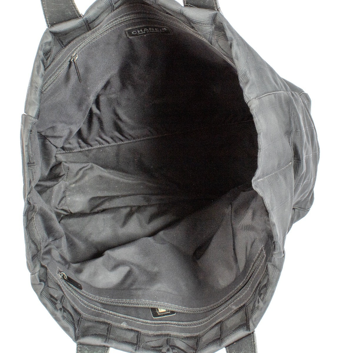 Shop 100% authentic second hand Chanel Black Travel Line Tote Bag on Labellov.com