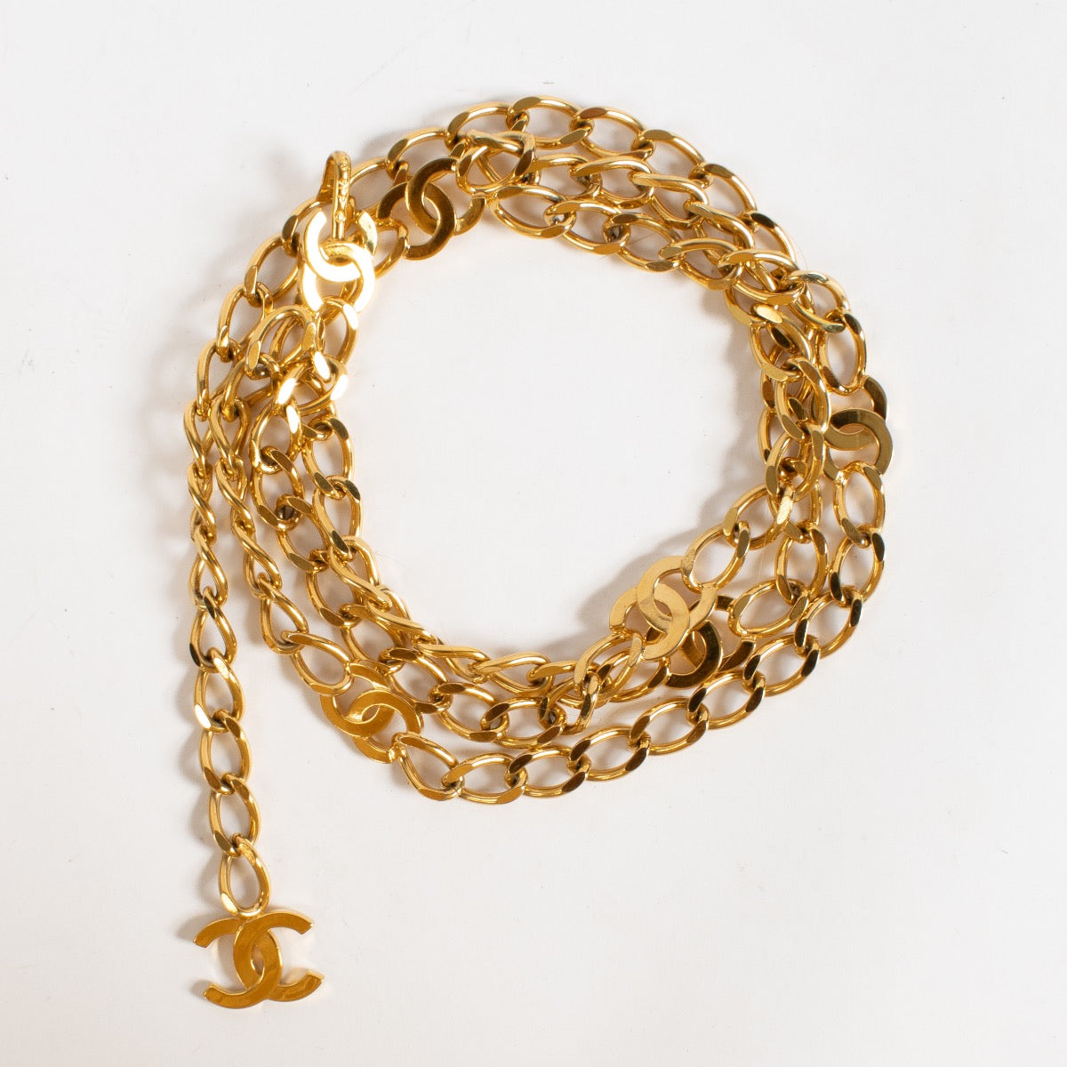 Shop 100% authentic second hand Chanel Gold CC Chain Belt on Labellov.com