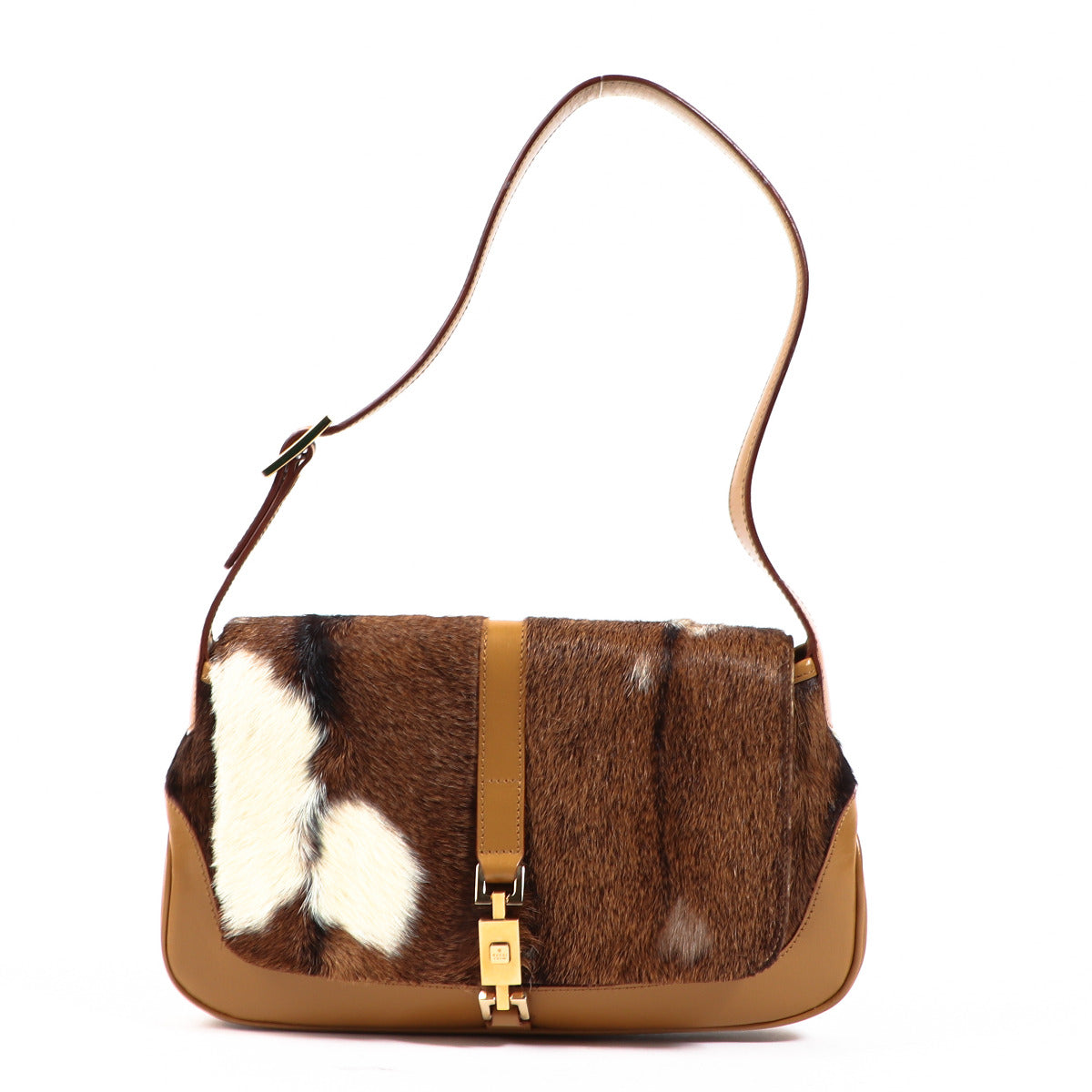 Gucci Cognac Pony Hair Jackie Bag for the best price at Labellov secondhand