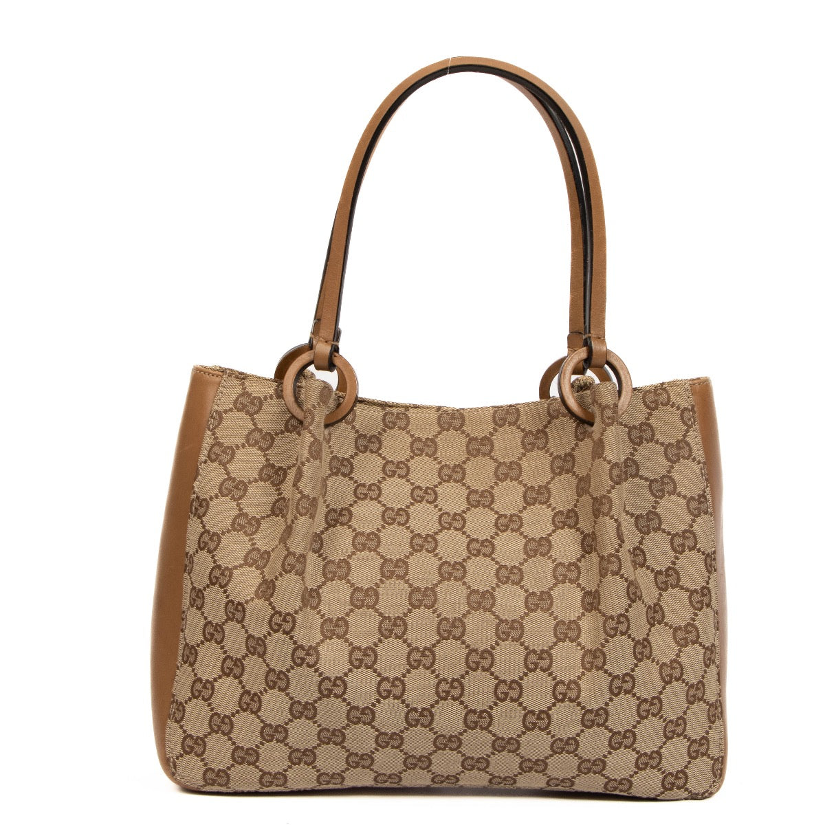 Buy real Gucci GG canvas tote bag at Labellov.com or in Antwerp, Brussels or Knokke.