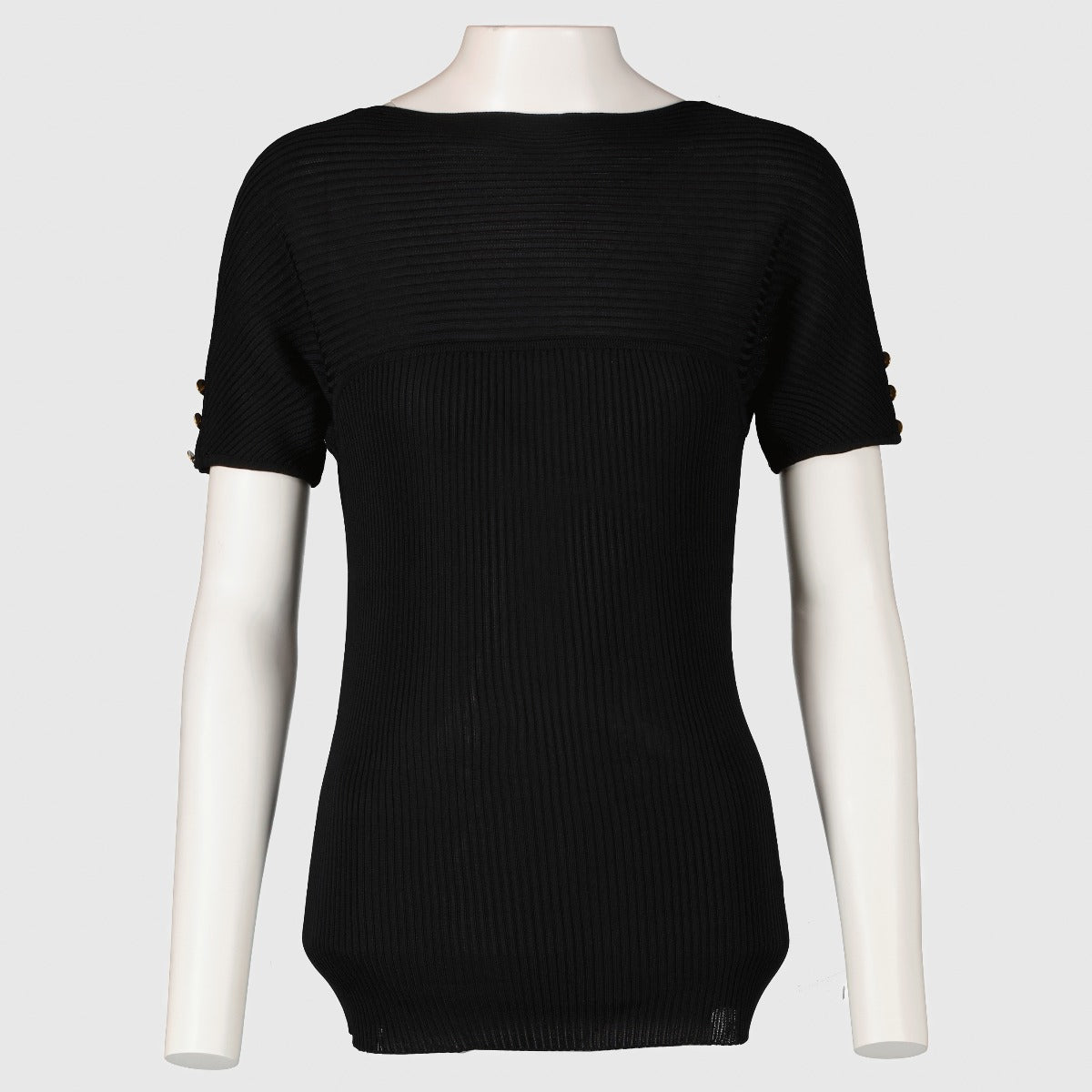 Haut en maille plissée noire Hermès - taille L