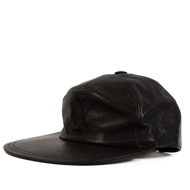 shop 100% authentic second hand Hermès Black Leather Cap on Labellov.com