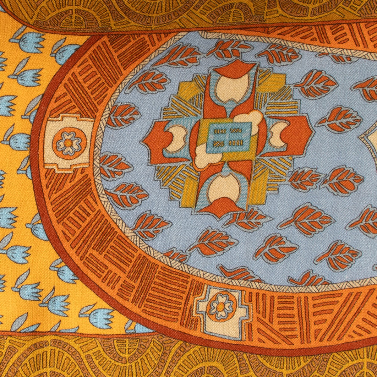 Shop this 100% authentic Hermès Orange 140 Shawl Scarf at Labellov.com