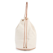 Hermès Beige Canvas Polochon Mimile Shoulder Bag