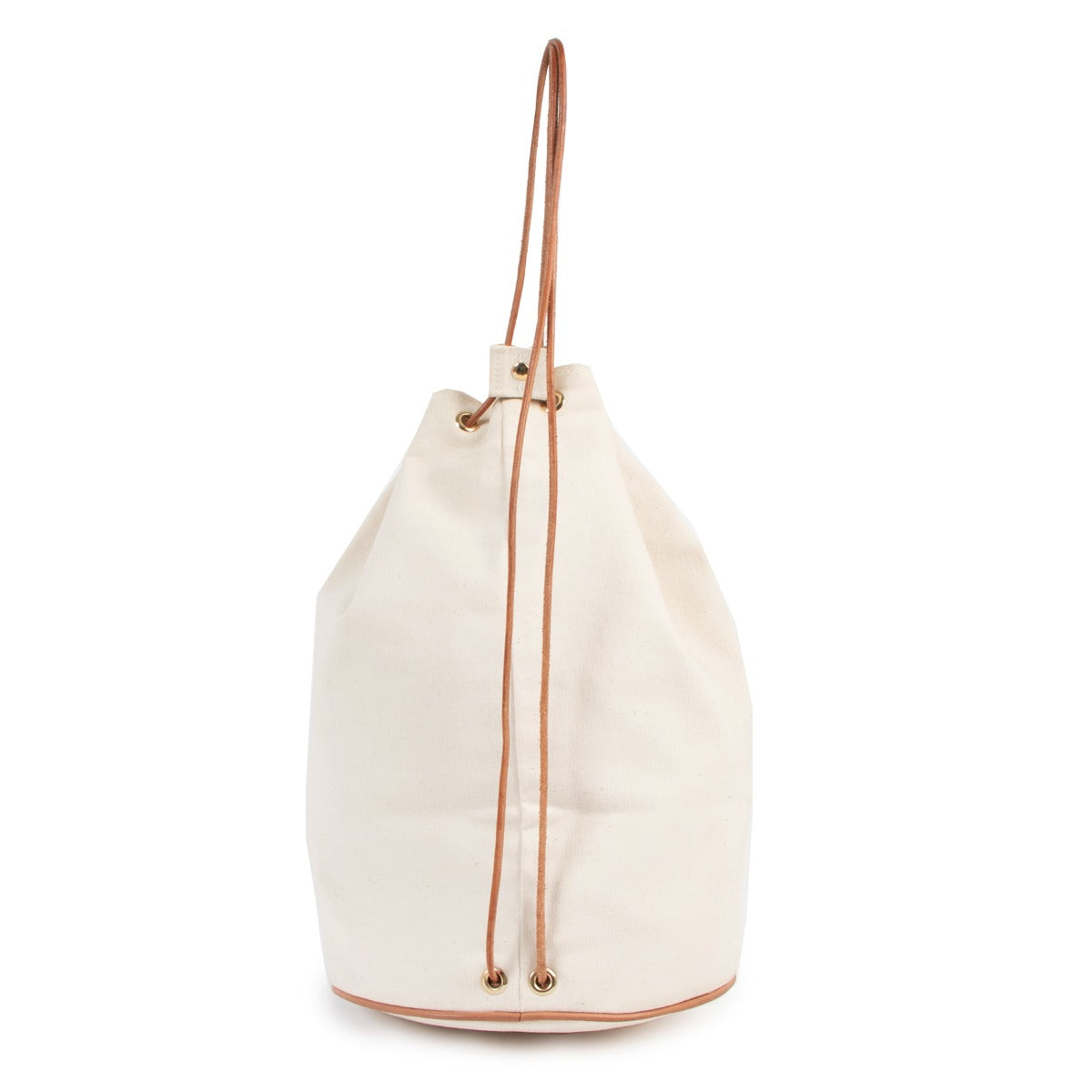 Hermès Beige Canvas Polochon Mimile Shoulder Bag