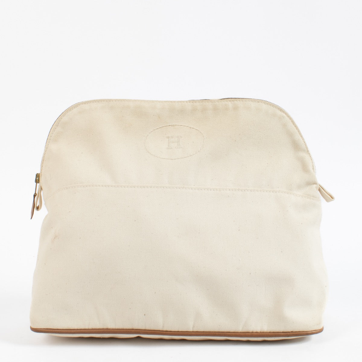 Shop 100% authentic second hand Hermès Beige Bolide Pouch on Labellov.com