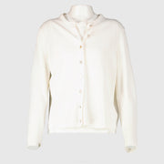 Authentic pre-loved Hermès White Top/Cardigan Set - Size M on Labellov.com
