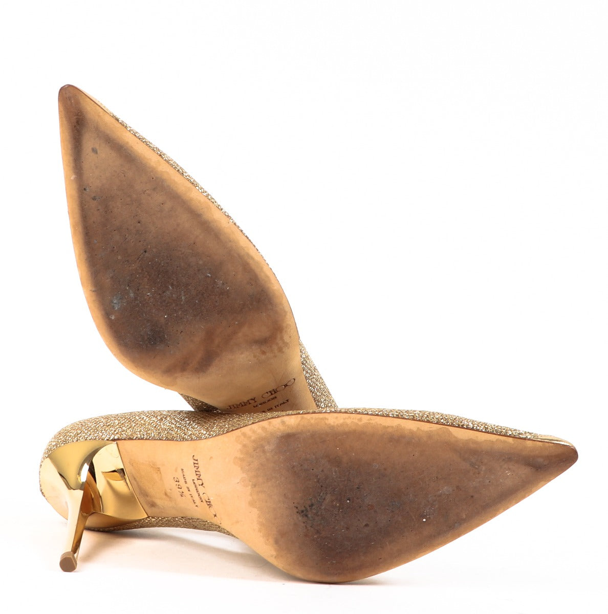 Buy an authentic second-hand Jimmy Choo Glitter Love Pumps in Size 39 1/2 Labellov Antwerp in very good condition at Labellov in Antwerp.