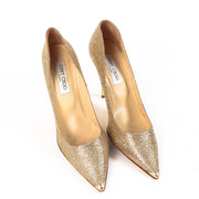 Buy an authentic second-hand Jimmy Choo Glitter Love Pumps in Size 39 1/2 Labellov Antwerp in very good condition at Labellov in Antwerp.