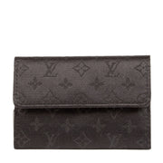 Louis Vuitton Black Monogram Satin Card Holder