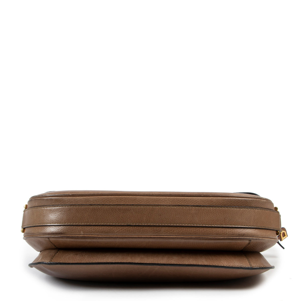 Sac bandoulière Delvaux vintage taupe