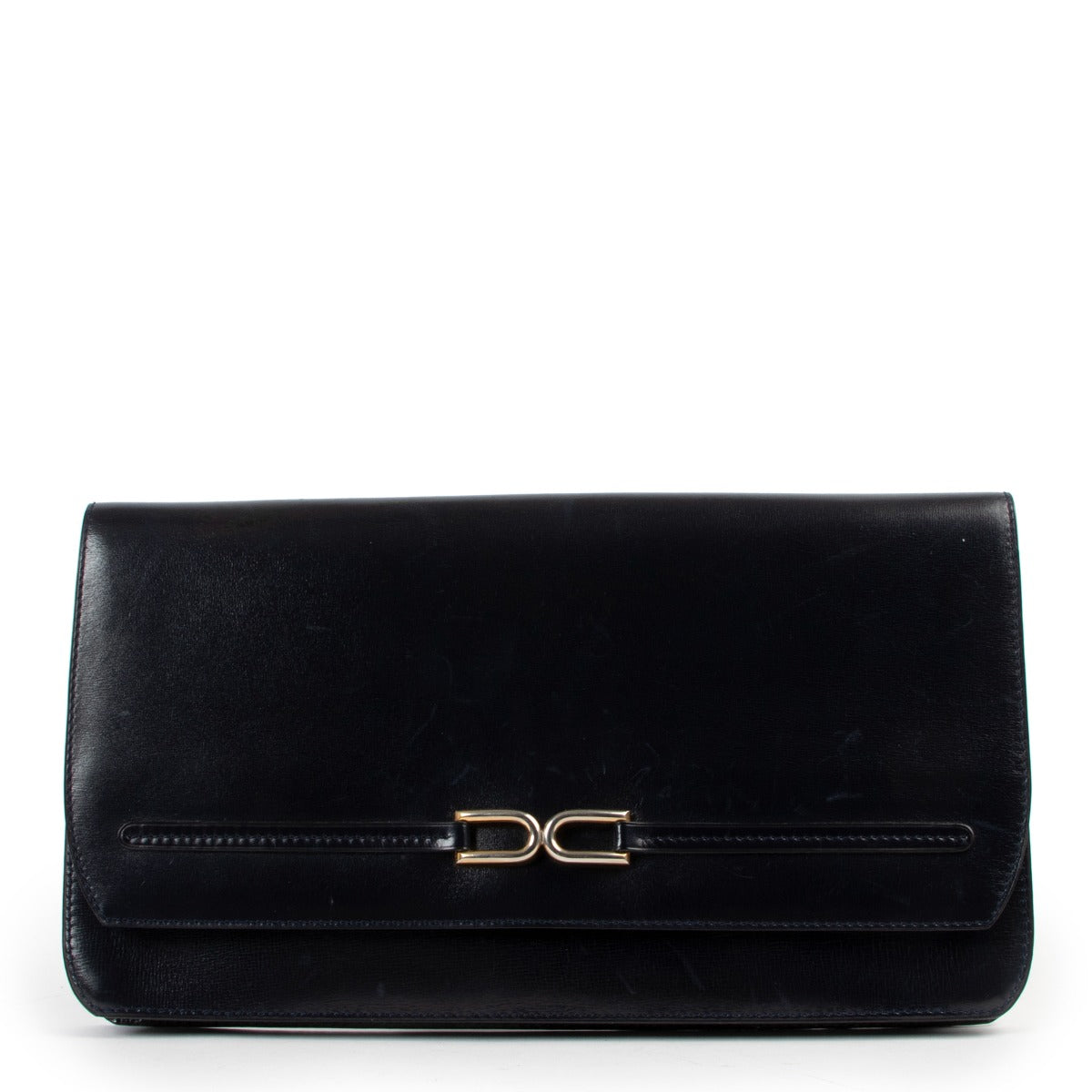 Delvaux Dark Blue Clutch Buy this gorgeous Delvaux clutch here safely!