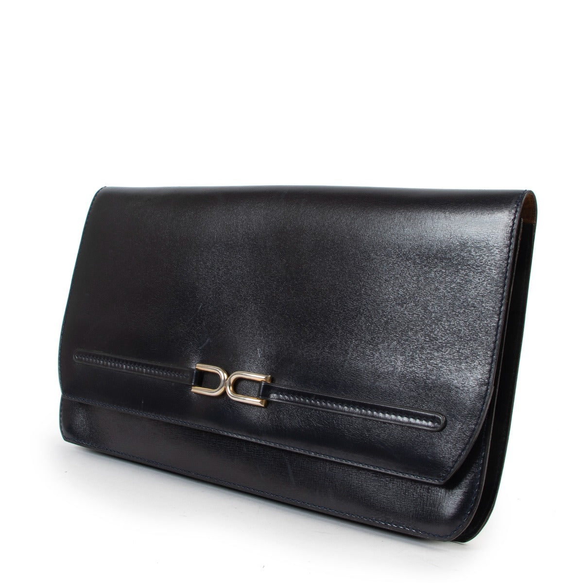 Delvaux Dark Blue Clutch Buy this gorgeous Delvaux clutch here safely!