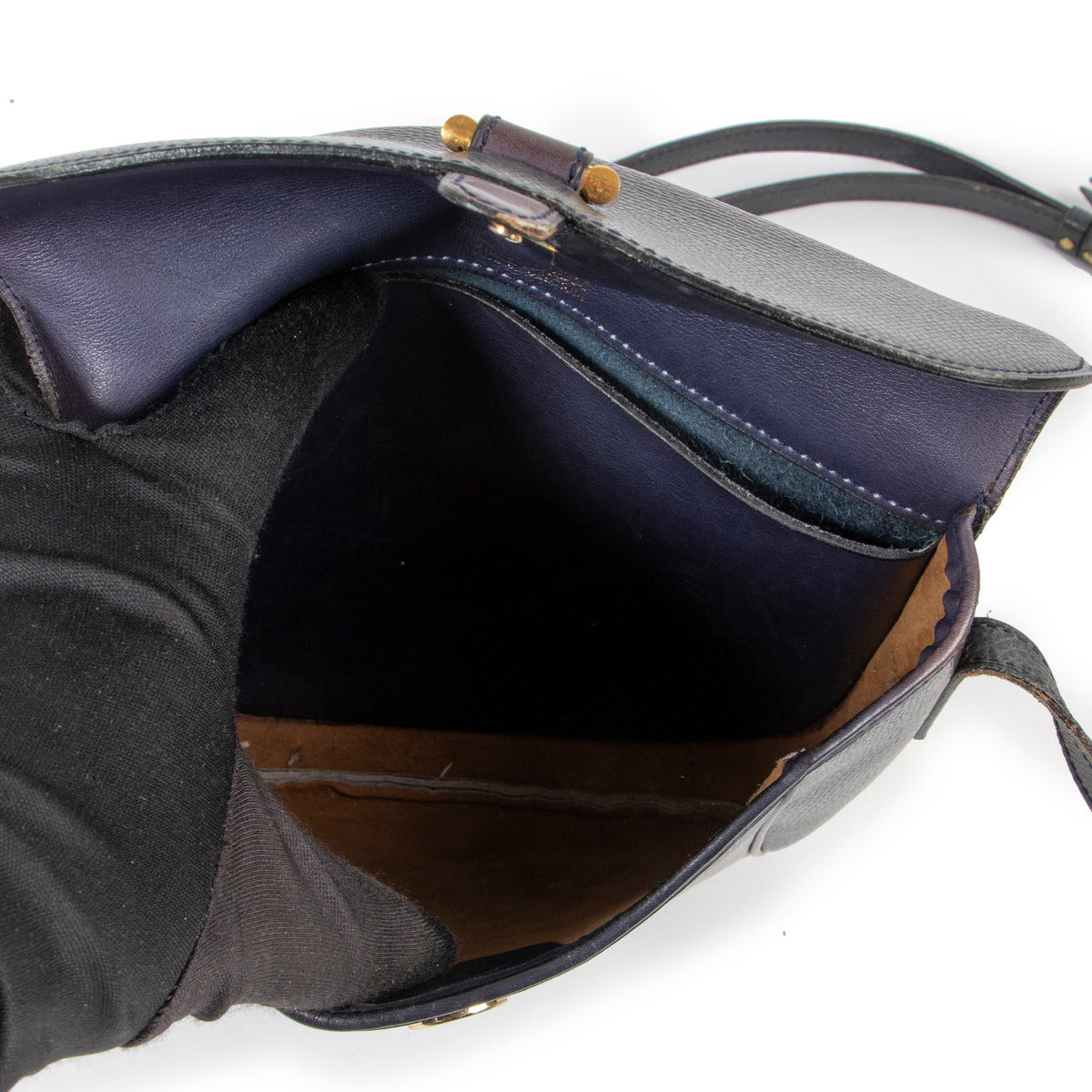 Sac bandoulière Delvaux Sulky vintage bleu