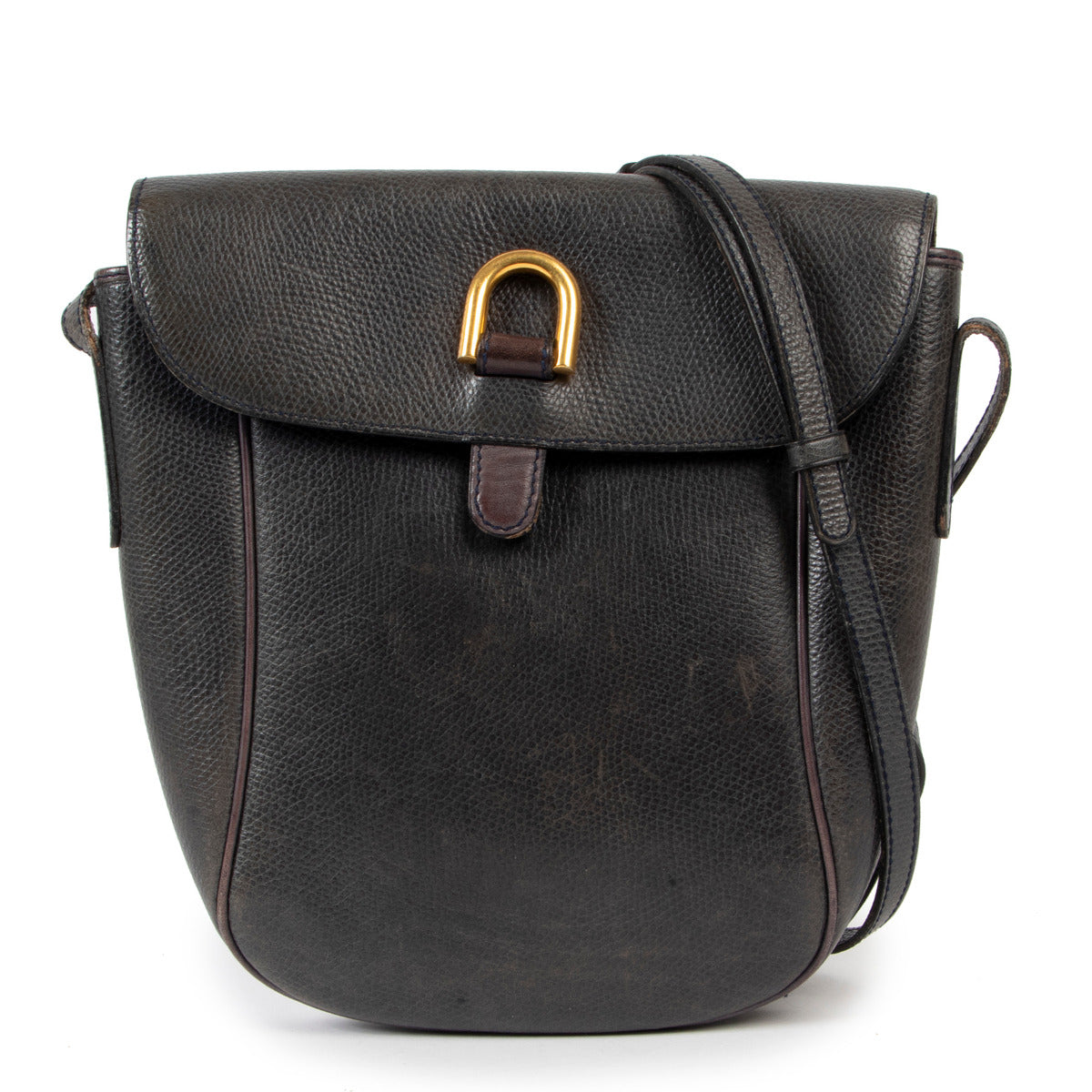 Delvaux Vintage Blue Sulky Crossbody Bag