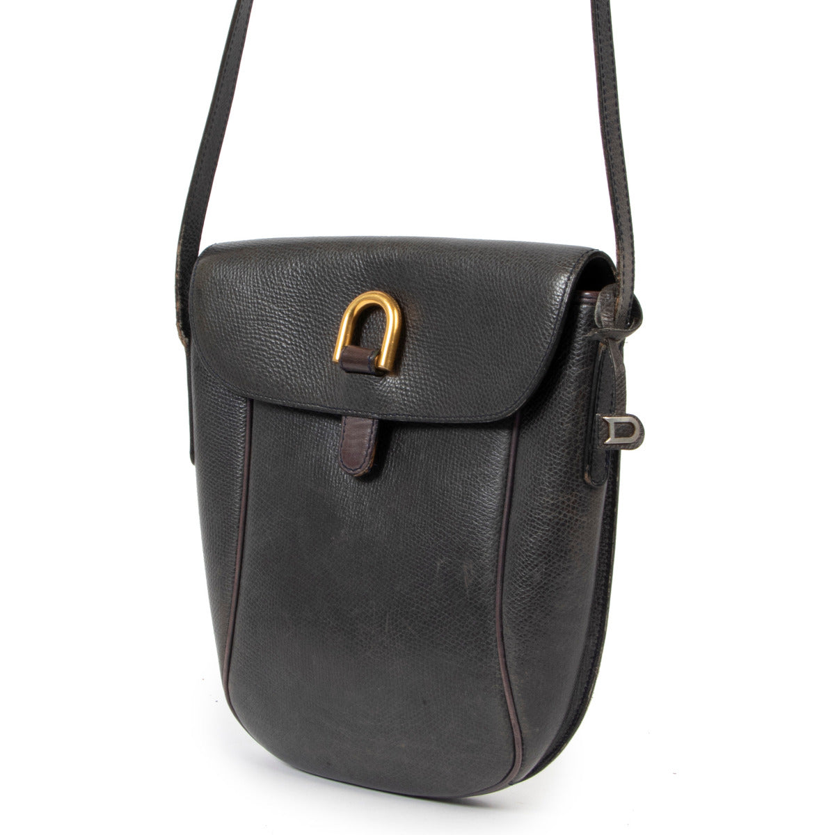 Sac bandoulière Delvaux Sulky vintage bleu