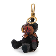 Shop safe online at Labellov in Antwerp this 100% authentic second hand Burberry Grey Wool Owl Keychain