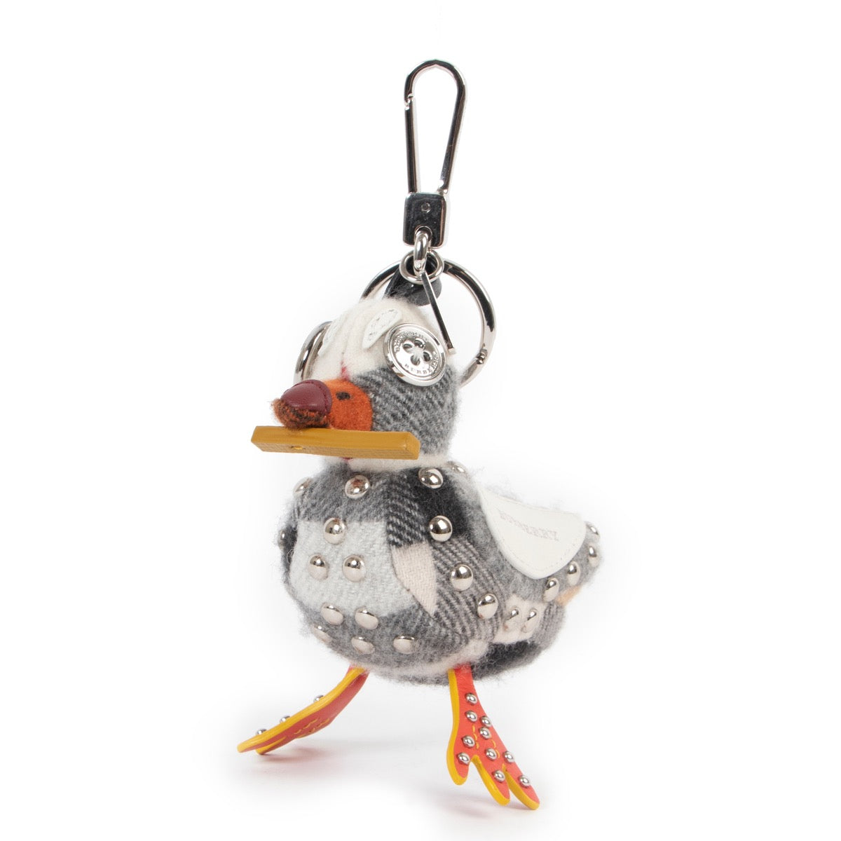 Shop safe online at Labellov in Antwerp this 100% authentic second hand Burberry Multicolor Seagull keychain