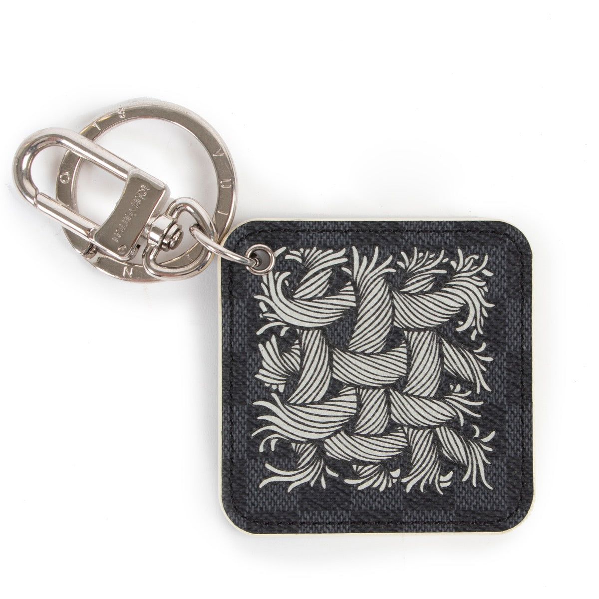 Shop safe online at Labellov in Antwerp this 100% authentic second hand Louis Vuitton Damier Gaphite Rope Key Chain