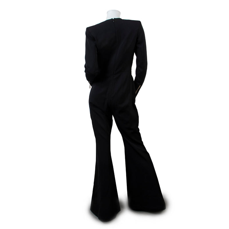 Balmain Zwarte Jumpsuit - Maat 36