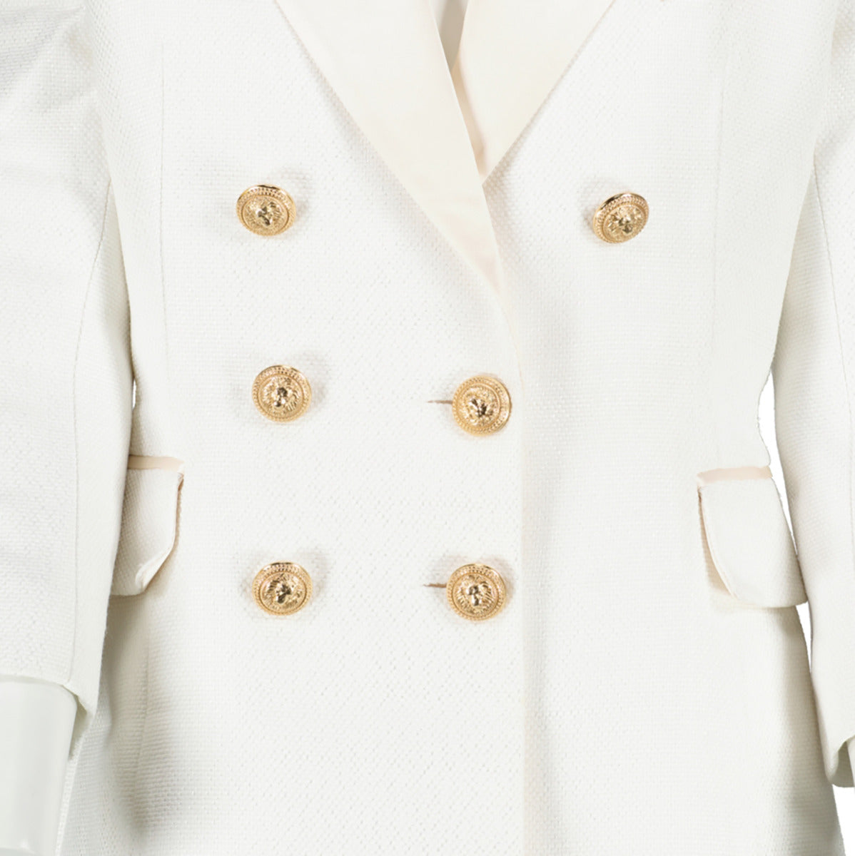 Balmain White Blazer Dress - size FR38