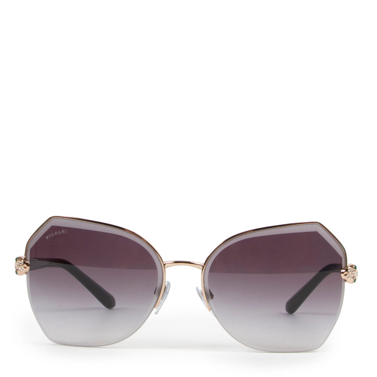 Bulgari Serpenti Geometric Sunglasses