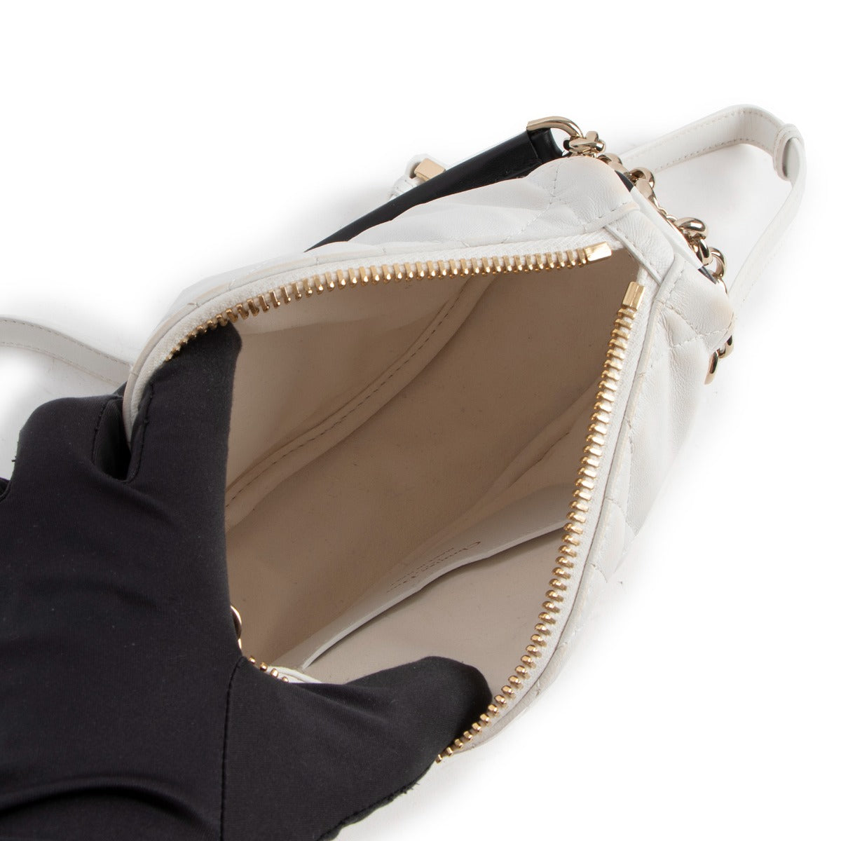 Christian Dior White Medium Dior Vibe Hobo Bag