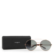 Givenchy Rose Gold Aviator Sunglasses