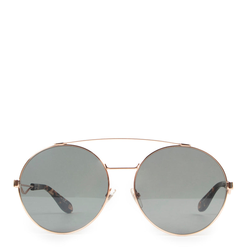 Givenchy Rose Gold Aviator Sunglasses
