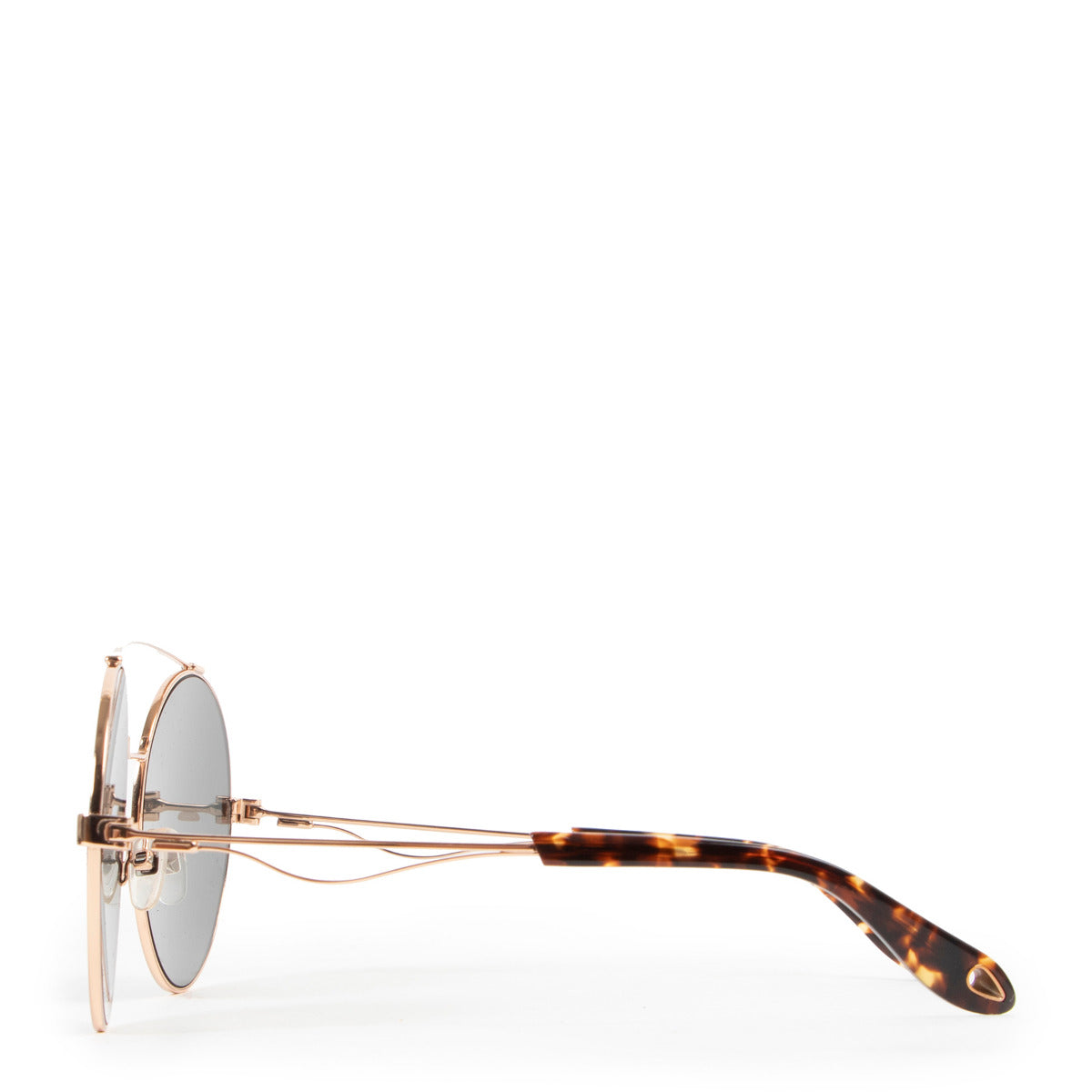 Lunettes de soleil aviateur Givenchy or rose