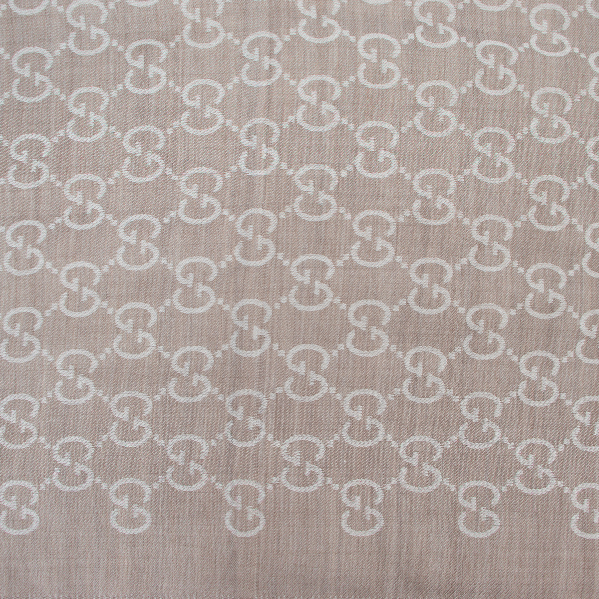 Écharpe en laine et soie beige Gucci