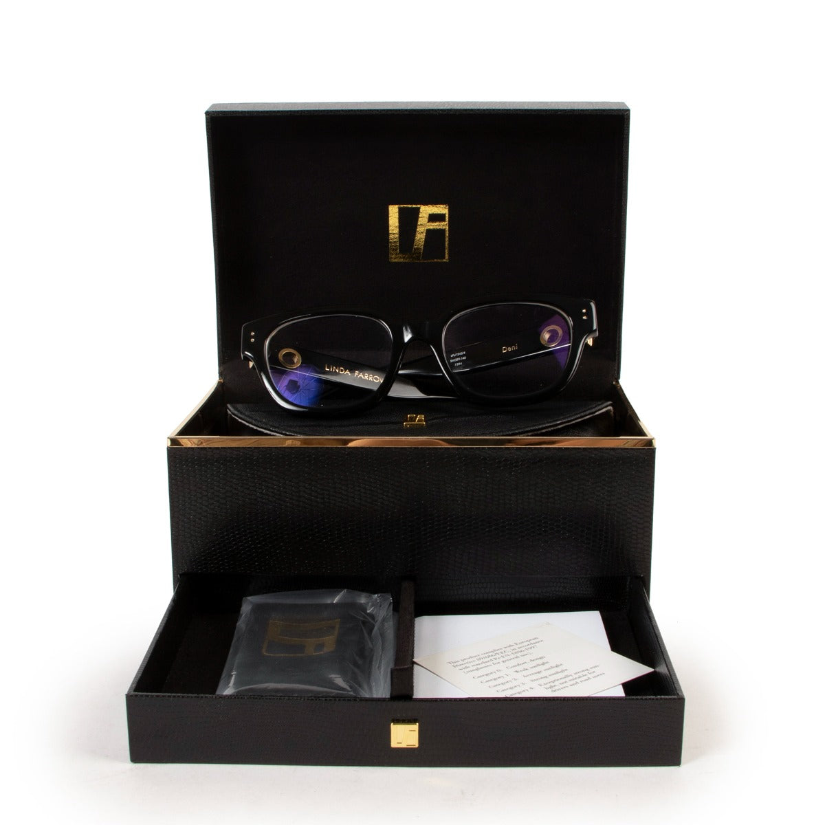 Shop luxury designer fashion Linda Farrow Optical Glasses at Labellov
