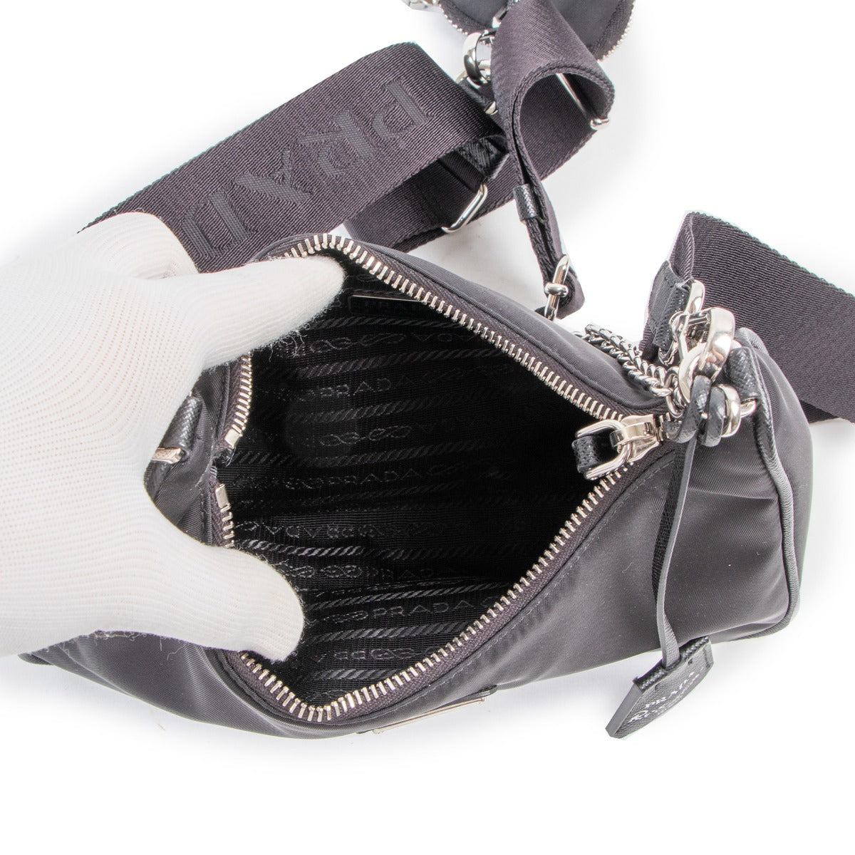 Sac Prada Re-Edition 2005 en Re-Nylon noir