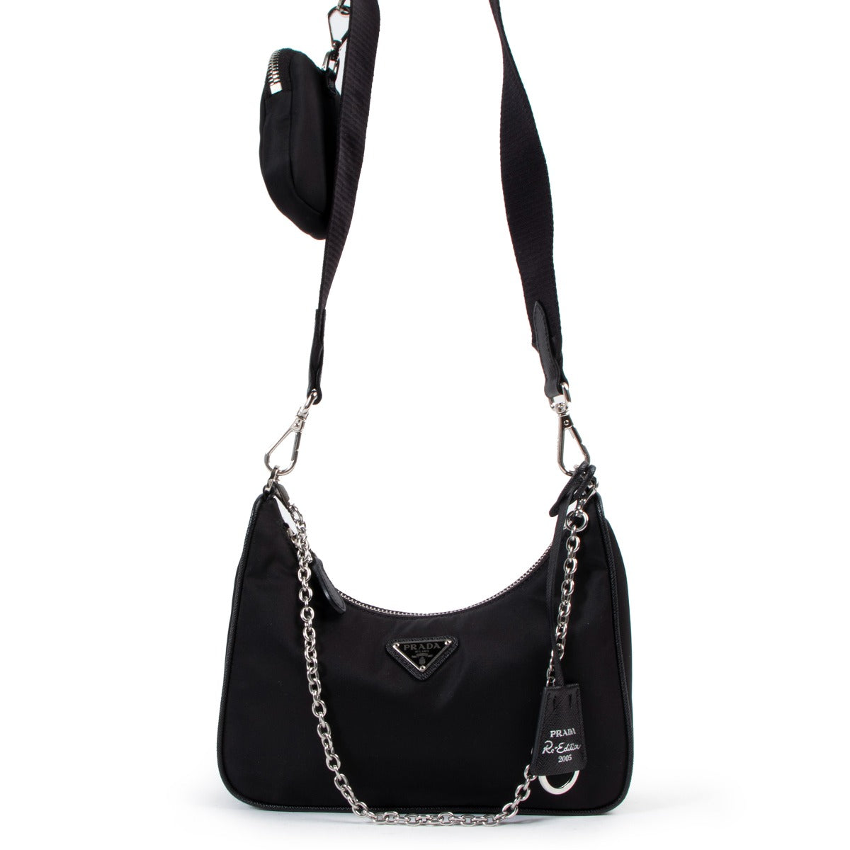 Prada Black Re-Edition 2005 Re-Nylon Bag