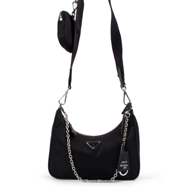 Prada Black Re-Edition 2005 Re-Nylon Bag