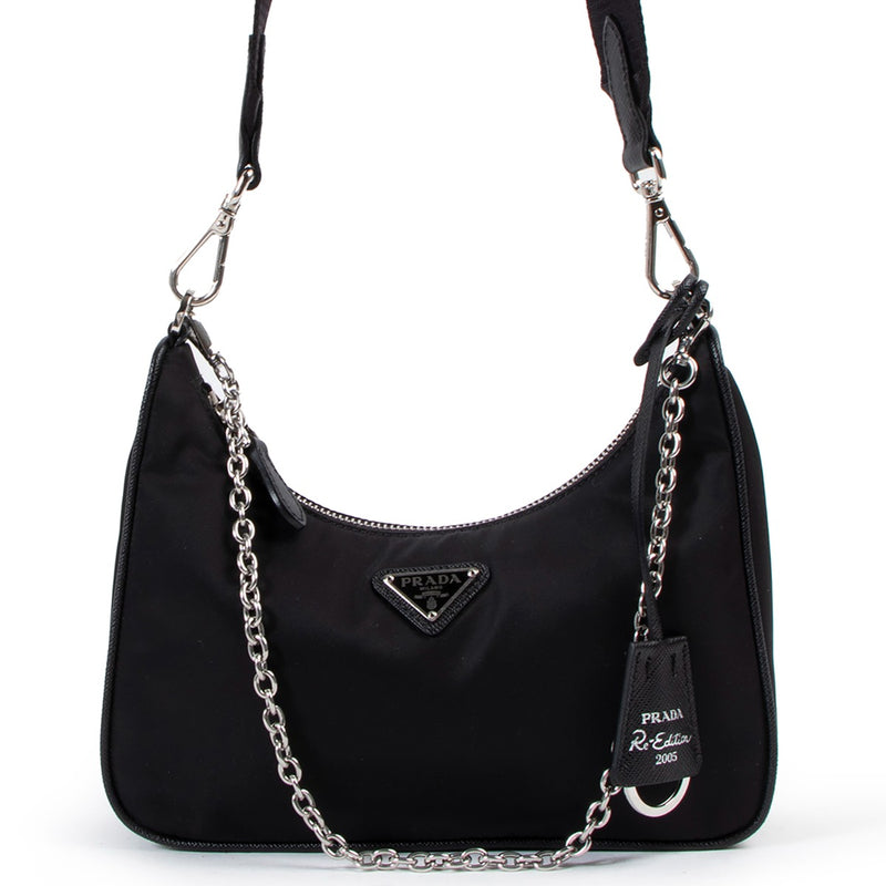 Prada Black Re-Edition 2005 Re-Nylon Bag