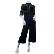 Self-Portrait Black and Blue Jumpsuit - size UK8 for the best price at Labellov