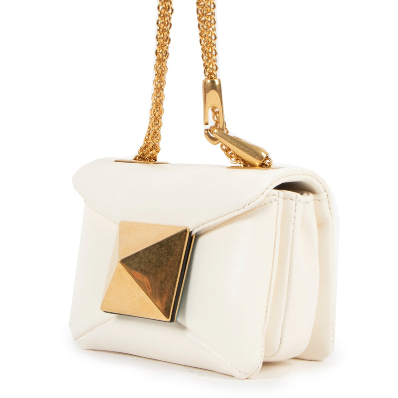Red Valentino One Stud Nappa Micro Chain Crossbody Bag
